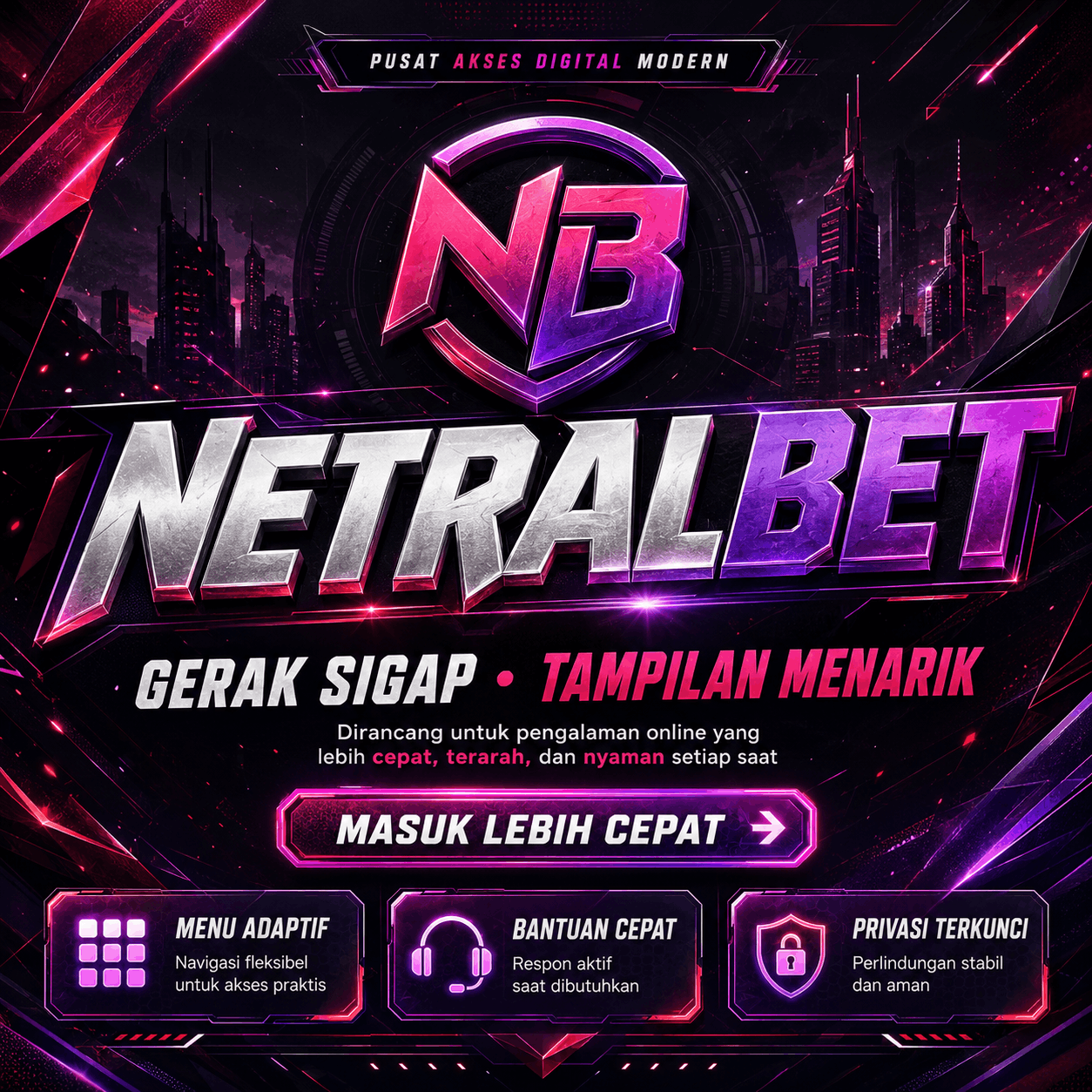 Thumbnail 1 of 3, Poster, Bergabung Di NETRALBET & Rasakan Login Link Alternatif Tanpa Hambatan designed and sold by NETRALBET.